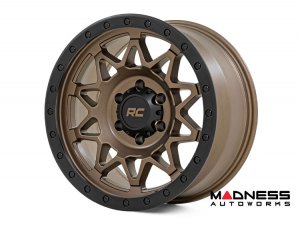 Custom Wheel 78 Series - Simulated Beadlock - Bronze w/ Black Accents | 17x8.5 | 6x135 | +0mm - Rough Country